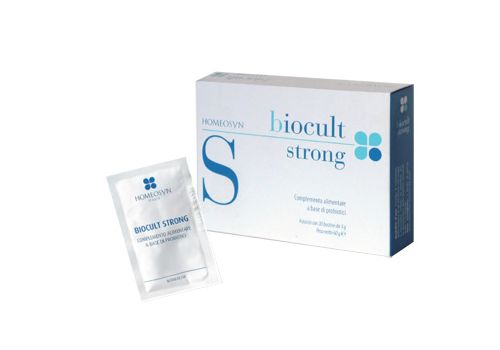 Biocult Strong integratore per l'equilibrio della flora batterica intestinale 20 bustine