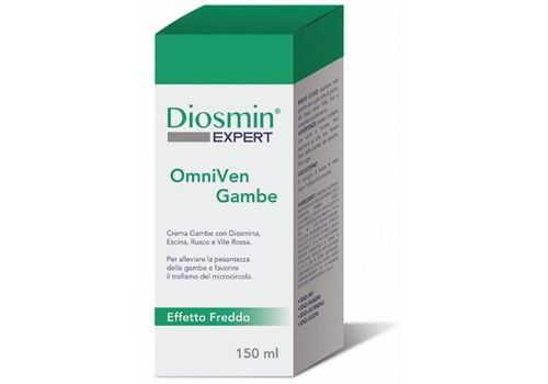 Diosmin Expert Omniven gambe per alleviare pesantezza di gambe e per il trofismo del microcircolo 150ml. 