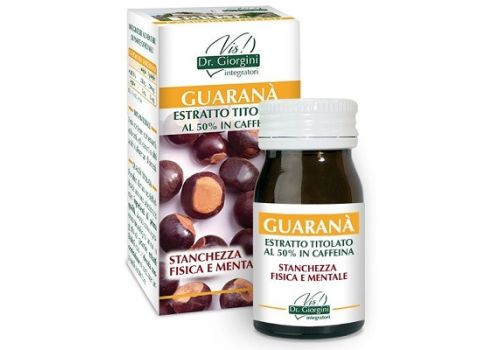 Guarana' estratto titolato integratore per stanchezza fisica e mentale 60 pastiglie