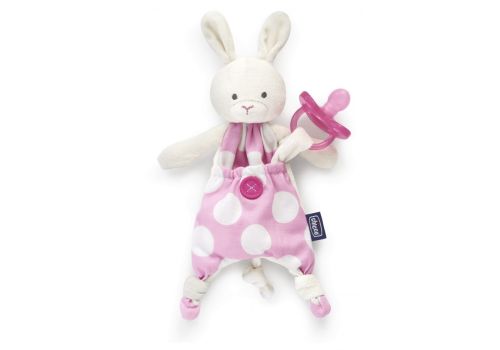 Chicco pocket friend coniglio rosa portasucchietto 0m+