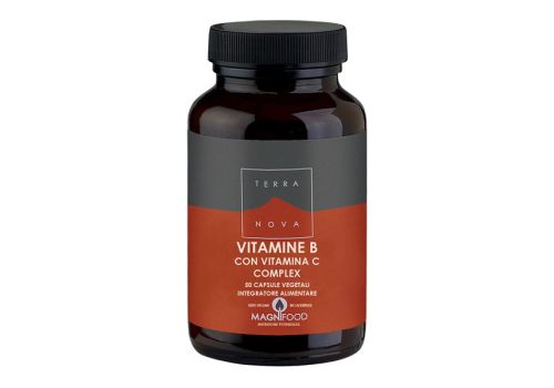 Terranova Complex integratore di vitamina B con vitamina C  50 capsule