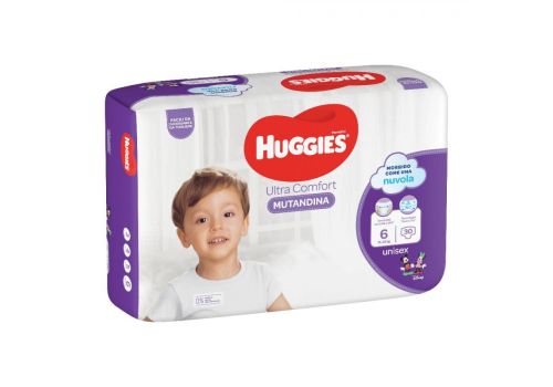 Huggies Ultra Comfort mutandina 15-25kg taglia 6 30 pezzi