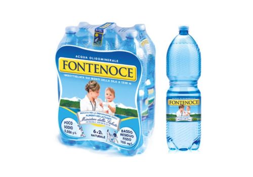 Acqua Fontenoce naturale 1 litro 6 pezzi