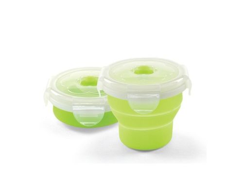 Nuvita contenitori verde in silicone 230ml