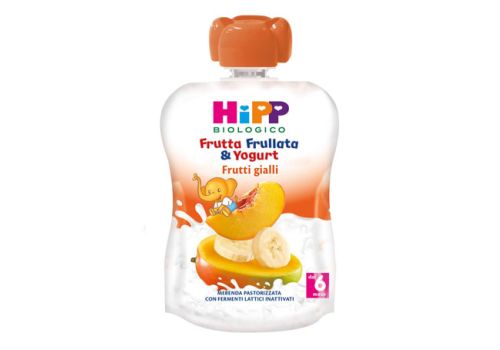 Hipp Biologico Frutta Frullata & Yogurt gusto frutti gialli 90 grammi