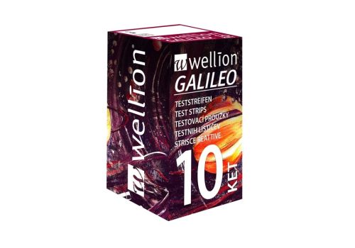 Wellion Galileo strisce reattive per la misurazione dei chetoni nel sangue 10 pezzi