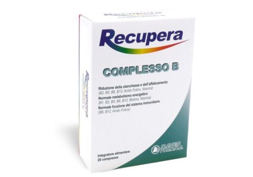 Recupera complesso B integratore energizzante 20 compresse