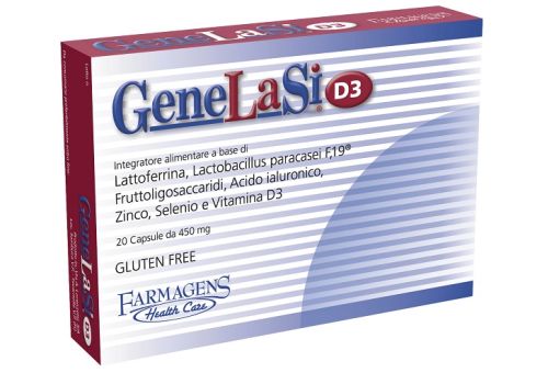 Genelasi D3 integratore per il benessere intestinale 20 capsule