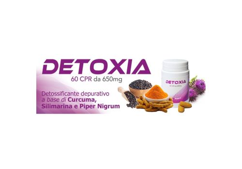 Detoxia 650mg integratore disintossicante 60 compresse