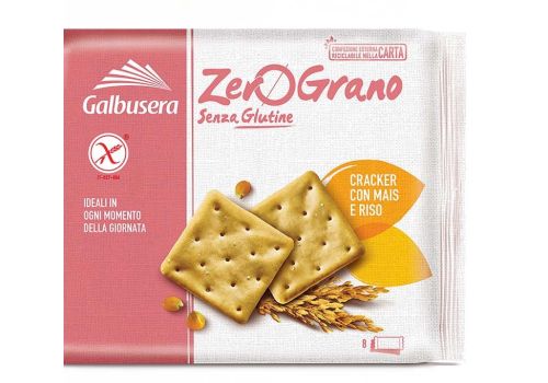 Zerograno cracker con mais e riso senza glutine 320 grammi