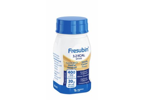 Fresubin 3,2 Kcal Drink vaniglia caramello bevanda iperproteica 4 X 125ml