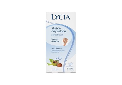 Lycia strisce depilatorie perfect touch braccia e gambe 12 pezzi