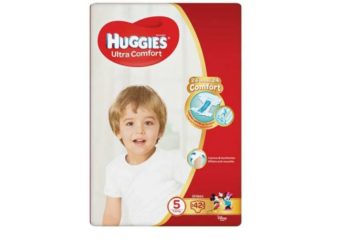 Huggies Ultra Comfort pannolini taglia 5 42 pezzi