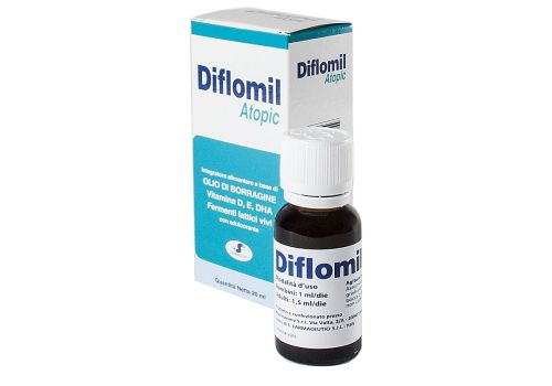 Diflomil Atopic integratore per il benessere della pelle gocce orali 20ml