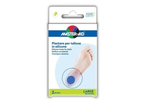 Master Aid Foot Care plantare per tallone in silicone misura l 2 pezzi