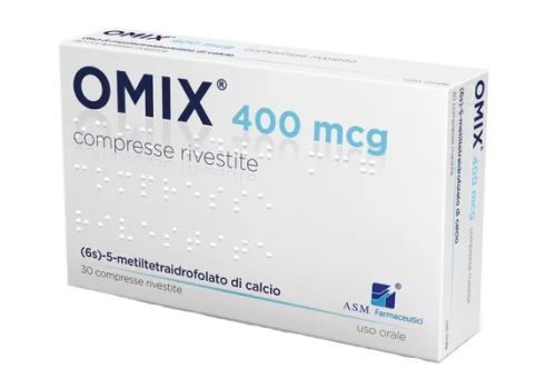 Omix 400mcg integratore antiossidante 30 compresse