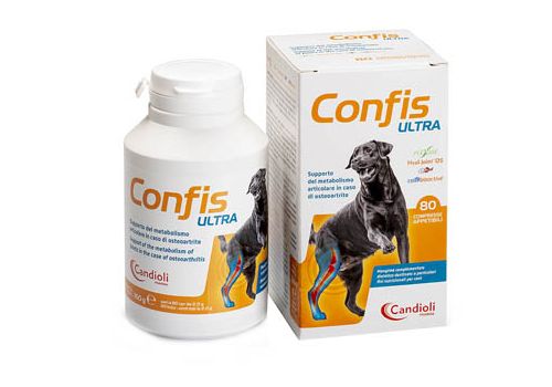 Confis Ultra supporto del metabolismo articolare in caso di osteoartrite dei cani 80 compresse