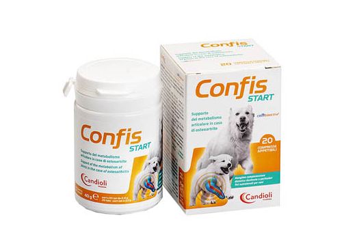 Confis Start 20 mangime complementare per il metabolismo articolare del cane 20 compresse appetibili