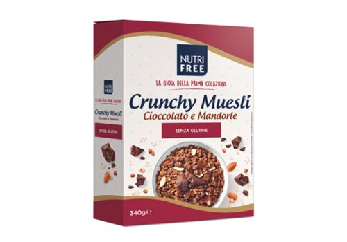 Nutrifree crunchy muesli cioccolato e mandorle 340 grammi