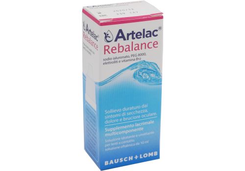 Artelac Rebalance gocce oculari soluzione idratante umettante per lenti a contatto 10ml