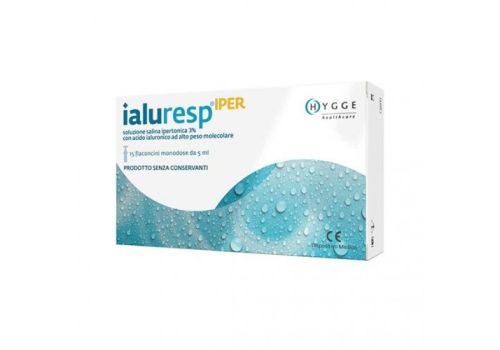 Ialuresp iper soluzione salina ipertonica 3% 15 flaconcini monodose da 5ml