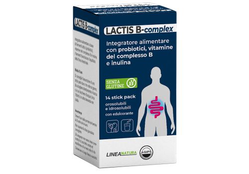 Lactis B Complex integratore con probiotici e vitamine del complesso B 14 stick pack