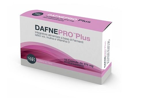 Dafnepro Plus integratore di fermenti lattici vivi con inulina e vitamina D 15 capsule