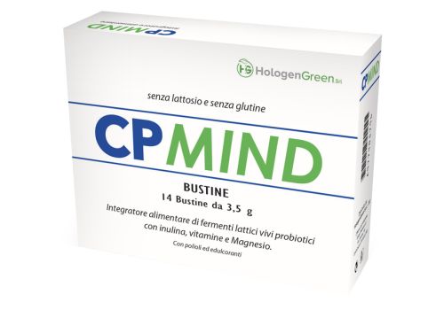 Cp Mind integratore di fermenti lattici vivi con vitamine e magnesio 14 bustine