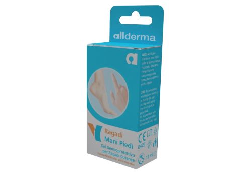 Allderma ragadi mani e piedi gel dermoprotettivo per ragadi cutanee 12ml