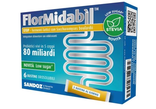 Flormidabil Stop integratore per l'equilibrio della flora intestinale  6 bustine