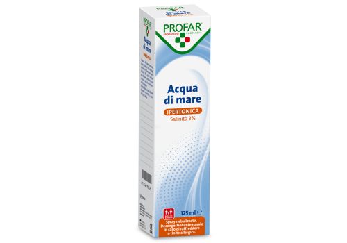 Profar soluzione salina 3% ipertonica sterile per igiene nasale 20 ampolle da 5ml