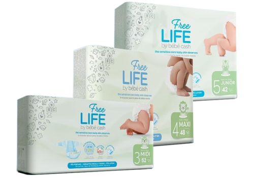 Freelife Bébé Cash pannolini taglia 4 maxi 48 pezzi