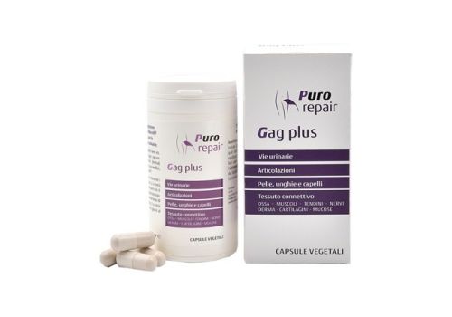 Purorepair Gag Plus integratore per le vie urinarie articolazioni pelle e capelli 40 capsule