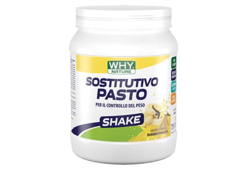 Whynature Sostitutivo pasto per il controllo del peso 480 grammi gusto banana/vaniglia