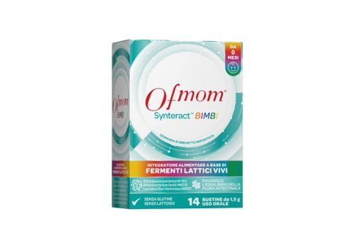 Ofmom Synteract Bimbi integratore di fermenti lattici 14 stick