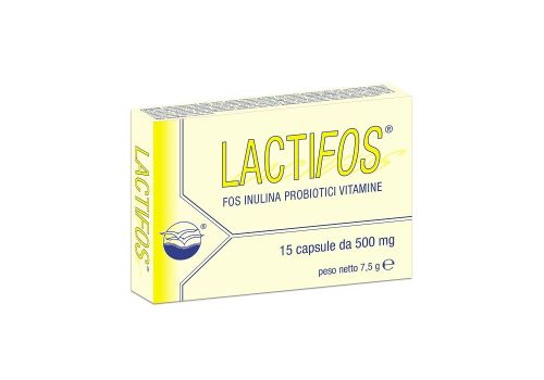 Lactifos integratore di fermenti latttici 15 capsule