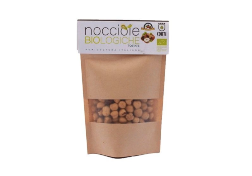 Nocciole biologiche tostate 40 grammi