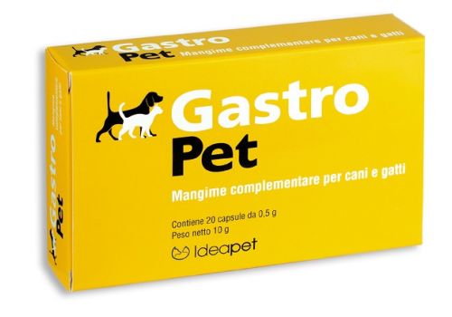 Gastro Pet mangime complementare per il benessere gastro-intestinale di cani e gatti 20 capsule