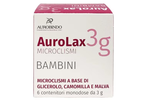 Aurolax microclismi bambini 6 pezzi