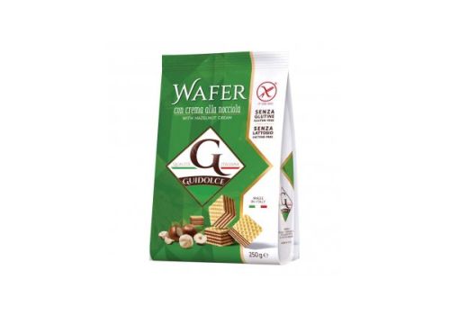 Guidolce wafer alla nocciola senza glutine 250 grammi