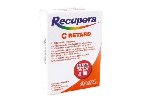 Recupera C Retard integratore di Vitamina C 30 compresse a rilascio prolungato