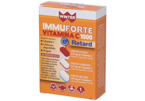 Winter Immunoforte Vitamina C 1000 Retard integratore per il sistema immunitario 24 compresse