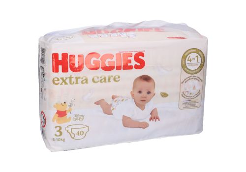 Huggies Extra Care pannolini 4-9kg taglia 3 40 pezzi