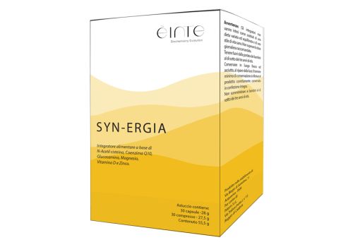 Syn-Ergia integratore contro stanchezza e affaticamento 30 capsule + 30 compresse