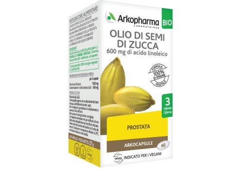 Arkocps olio di semi di zucca integratore per la prostata 60 capsule