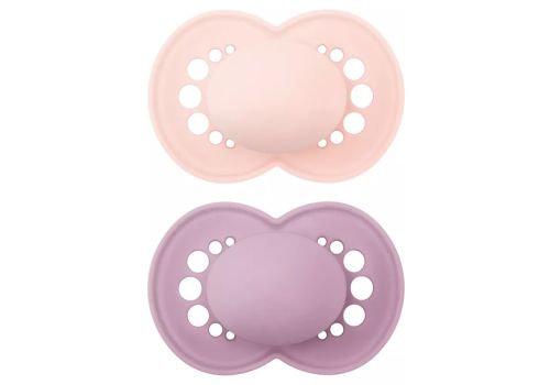 Mam original succhietti in silicone 6+ doppio femmina 2 pezzi