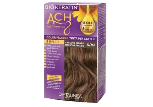 Biokeratin Ach 8 tinta per capelli 5/mf castano chiaro marrone freddo