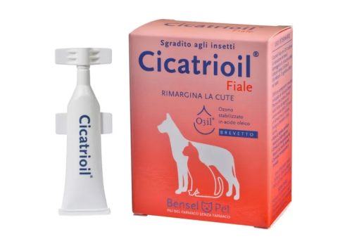 Cicatrioil Fiale trattamento per rimarginare la cute di cani e gatti 5 x 5ml