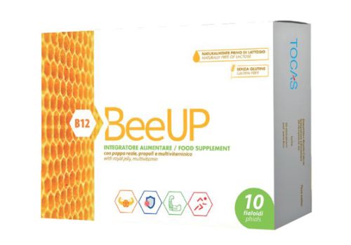 Beeup integratore energizzante a base di pappa reale e propoli 10 fialoidi per uso orale