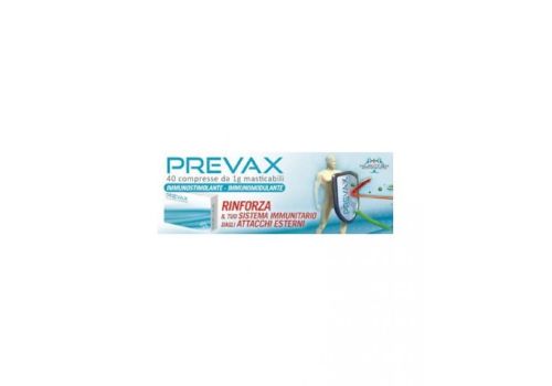 Prevax integratore per il sistema immunitario 40 compresse masticabili